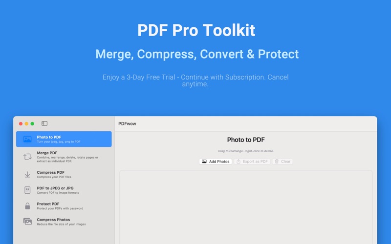How to cancel & delete pdfwow: pdf converter & editor 1