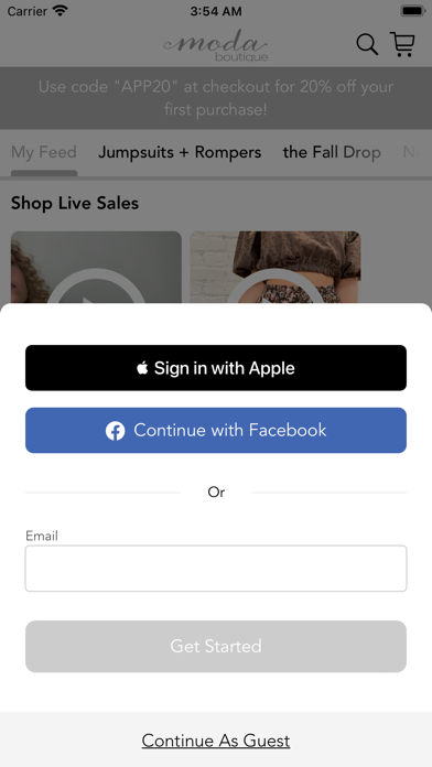 Moda Boutique Screenshot