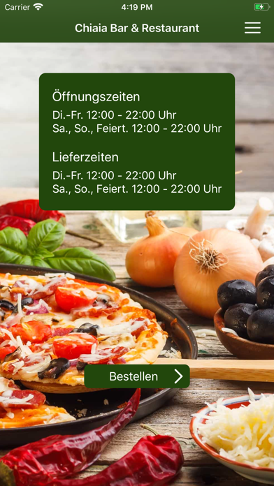 Chiaia Bar & Restaurant Screenshot