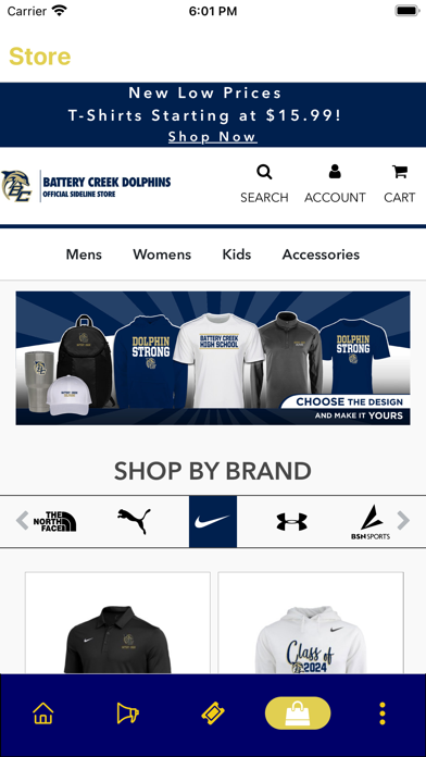 BCHS Athletics Screenshot