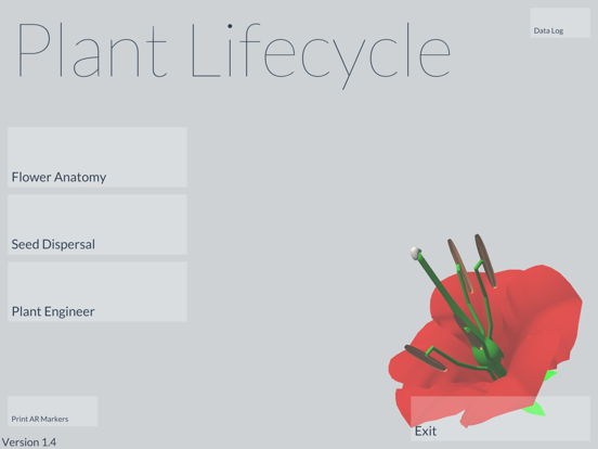 AR Plant Lifecycle app screenshot