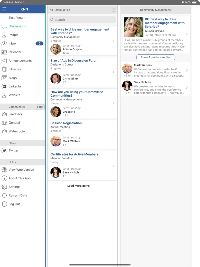 KNN Online Community