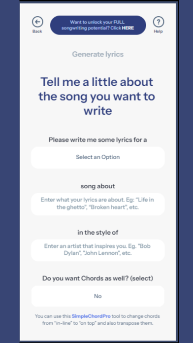 LyricLabLite Screenshot