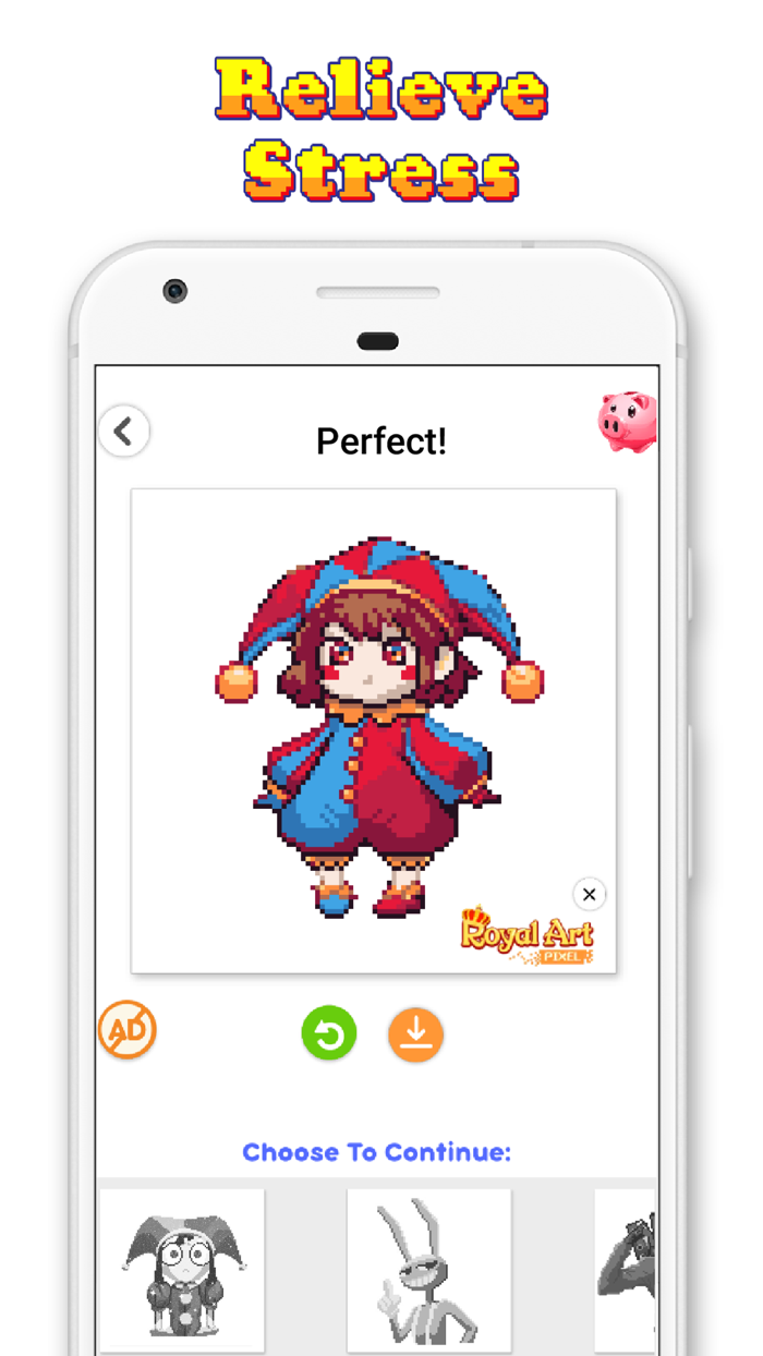 Pixel By Number Art Puzzle