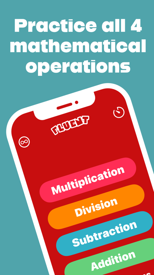 #1. Fluent - Math Fluency (iOS) بواسطة: Nick Petroni