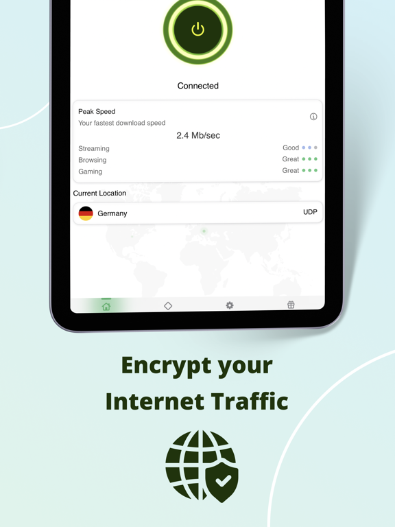 Screenshot #6 pour GreenNet VPN Proxy & Unlimited