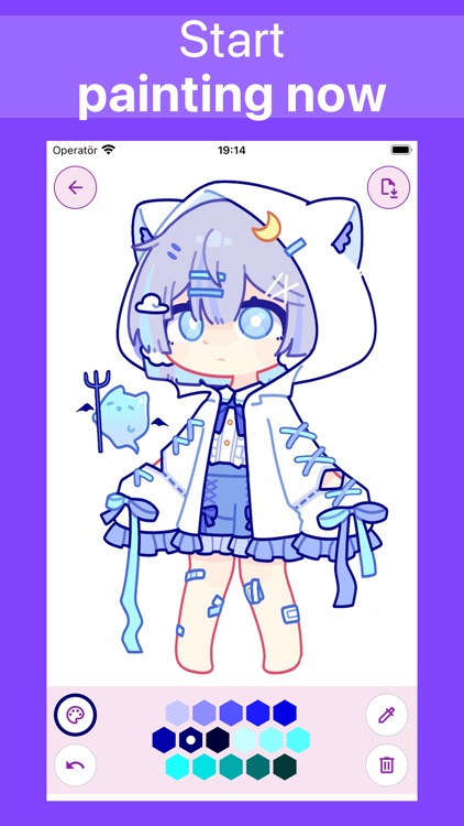 Coloring Game For Gacha Life 2 screenshot-7