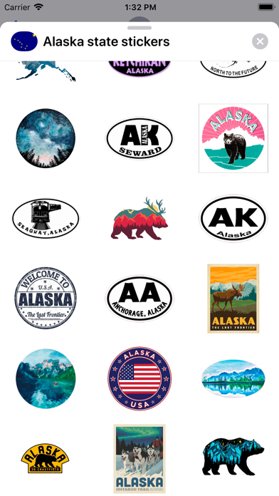 Screenshot #2 pour Alaska emoji - USA stickers