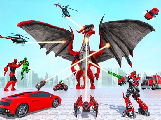 Screenshot #4 pour Robot Rope Hero Shooting Games