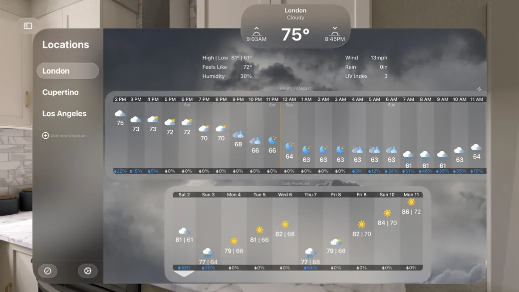 MWeather | Weather Forecast screenshot 3
