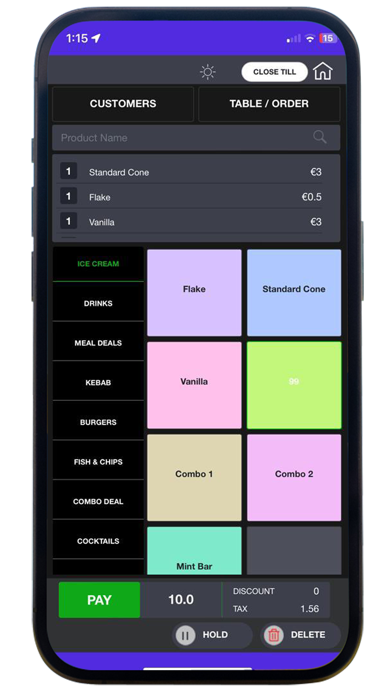 Delta Point of Sale Screenshot