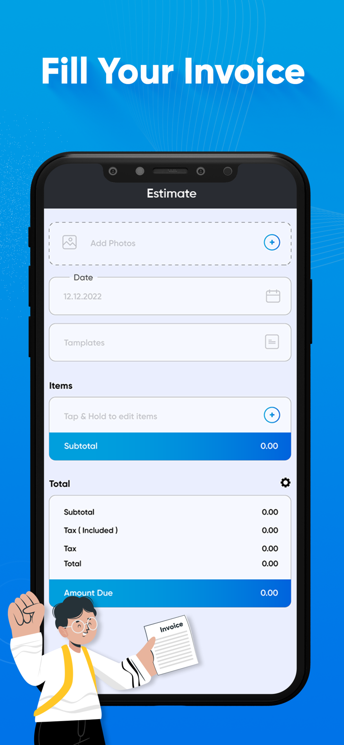 Invoice Maker  Estimate Maker