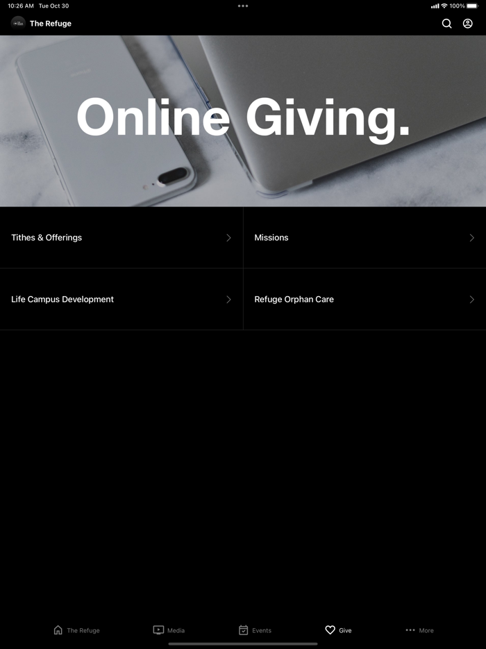 The Refuge Mobile App