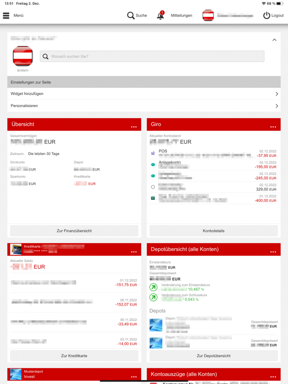 Screenshot #5 pour Generali Bank MobileBanking