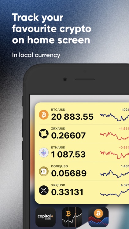 Bitcoin & Crypto Price Widget