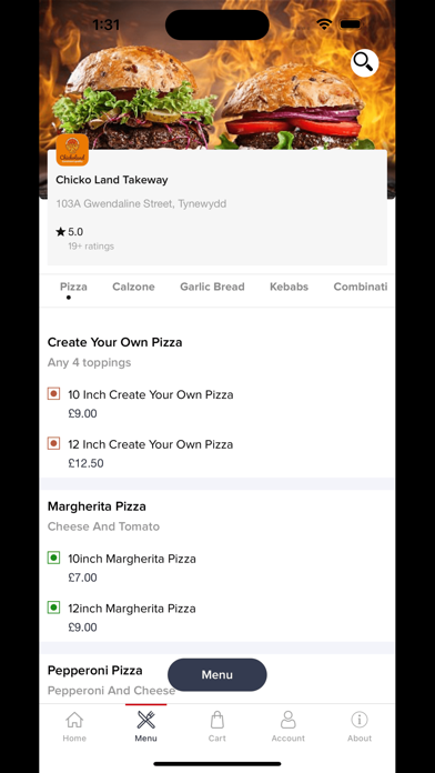 Chicko Land-Order Food Online Screenshot
