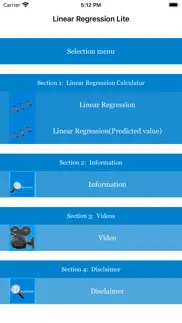 linear regression equation iphone screenshot 1