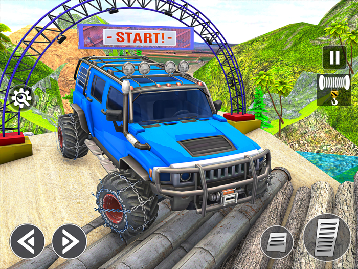 4x4 Offroad Jeep Hill Climb