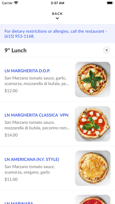 DeSano Pizza Bakery Screenshot
