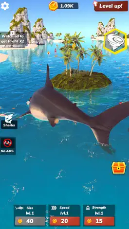 Game screenshot Idle Shark 2-Mega Tycoon Game apk