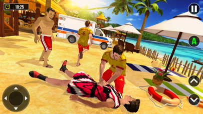 Beach Game Girls Swimming Game Screenshot