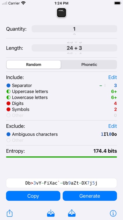 PSWD: Password Generator