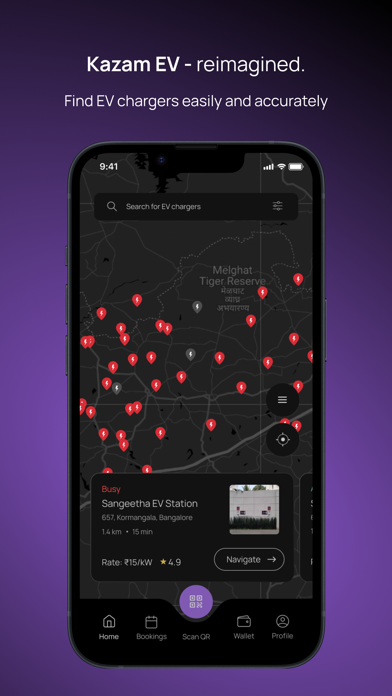 Kazam EV Charging Screenshot