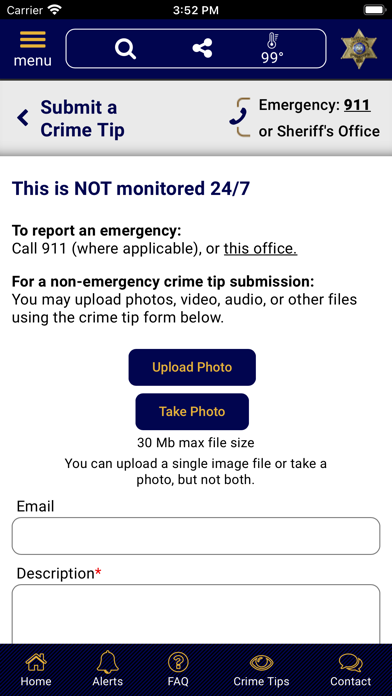 Allen Parish Louisiana Sheriff Screenshot