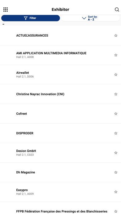 Texcare Forum France Navigator Screenshot