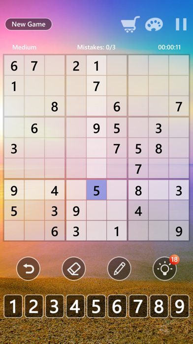 Sudoku - Number Puzzle Screenshot