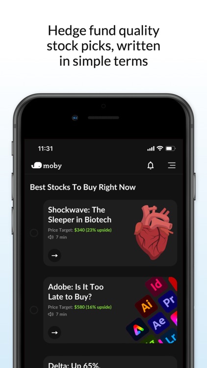 Moby: Invest Smarter screenshot-3