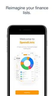 spendlists - budget tracker iphone screenshot 1