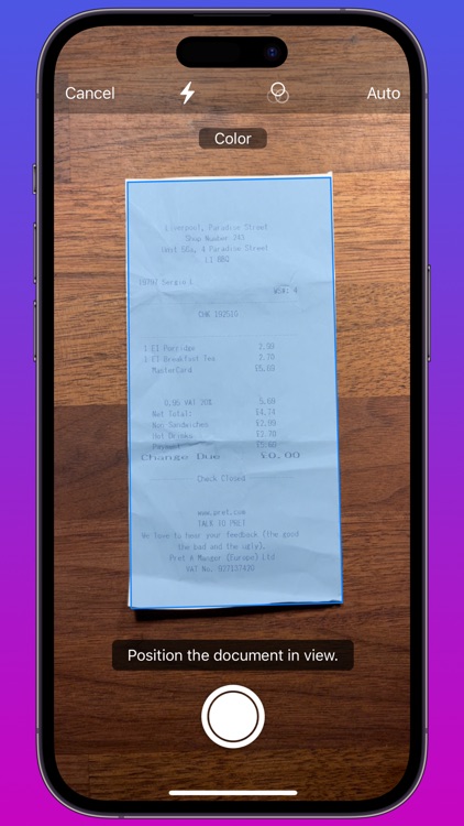 Receipts Scanner