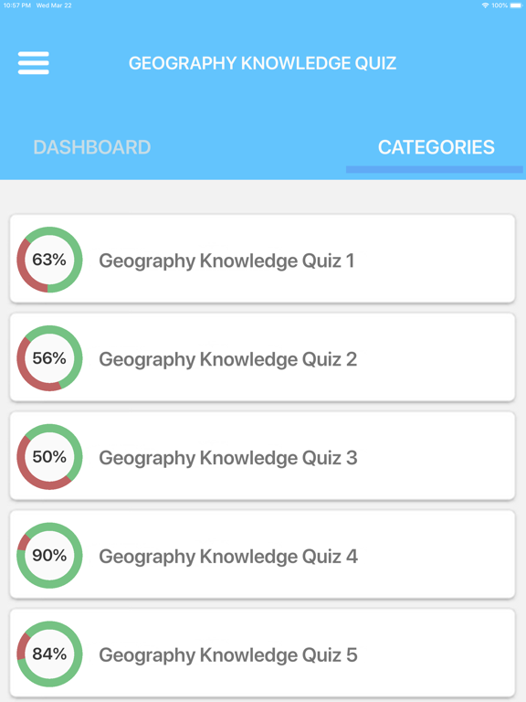 Screenshot #6 pour Geography Knowledge Quiz