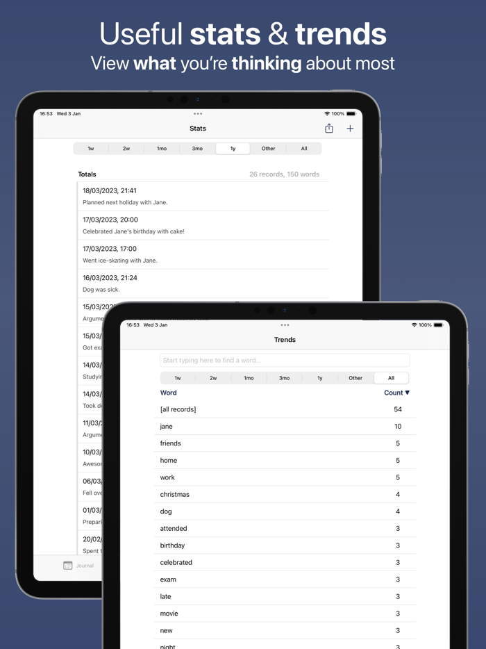 Daily Journal and Notes Diary