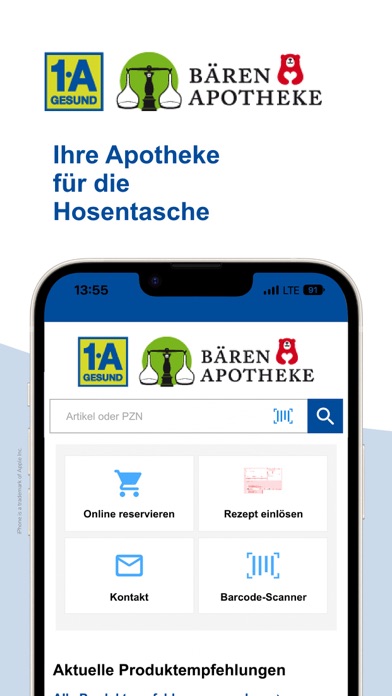 Bären-Apotheke Speyer Screenshot