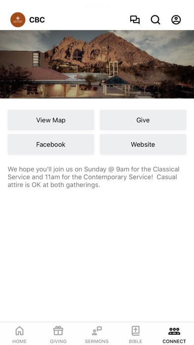 Camelback Bible Church iPhone screenshot 4 - Education app