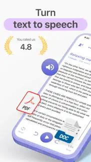 synthy: read aloud books, pdf iphone screenshot 1