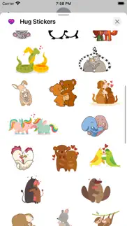 hug stickers iphone screenshot 2