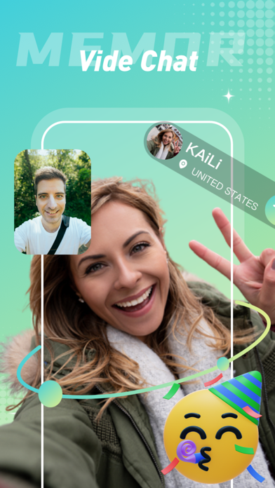 Memor - travel, video chat Screenshot