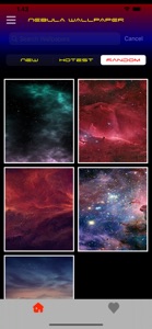 Nebula: Space Wallpaper HD screenshot #3 for iPhone