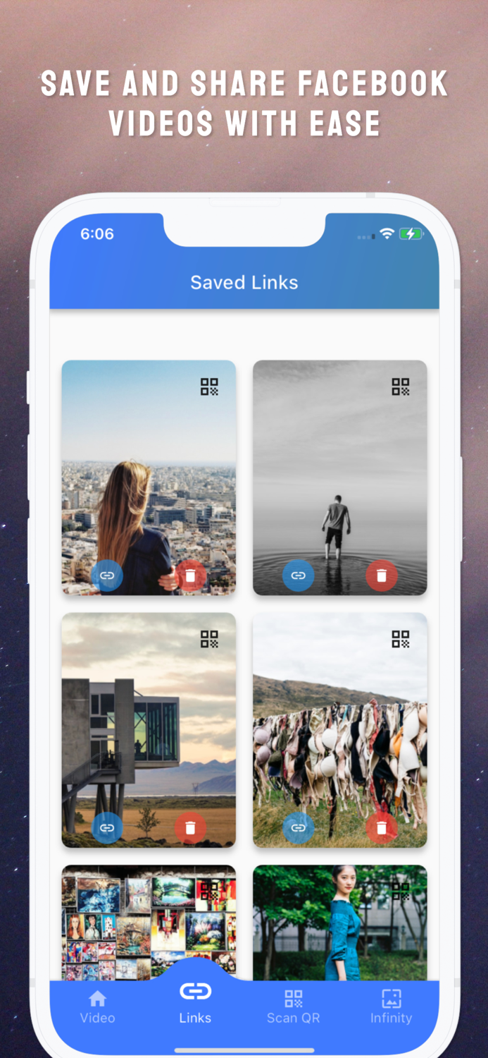 BlueSaveVideo to QR and Shorten