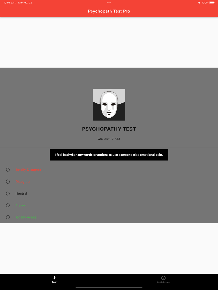 Psychopathy Test Pro