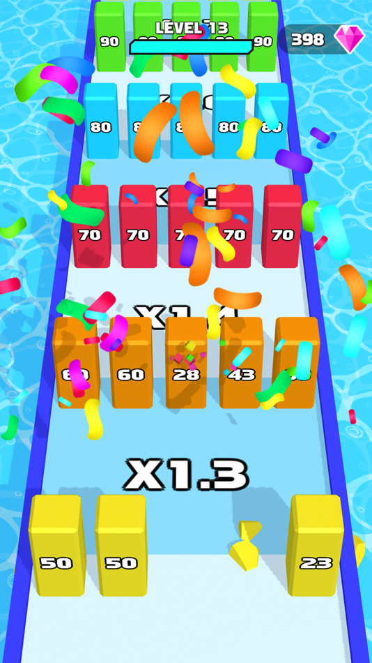 #5. Sticky Numbers 3D (iOS) By: Fun Space Limited
