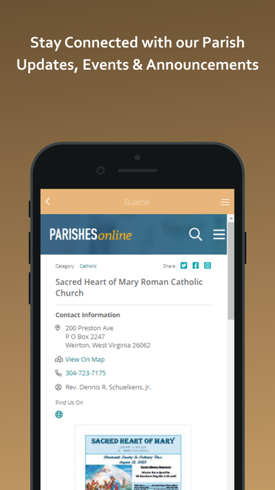 Sacred Heart of Mary Church Screenshot
