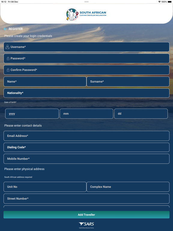 SA Traveller Management System
