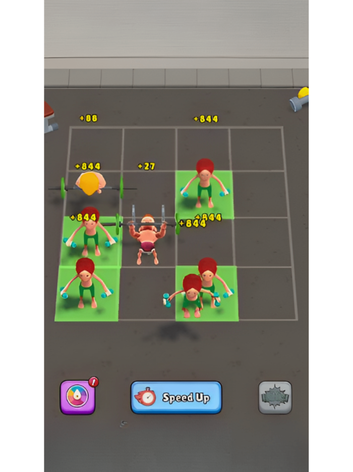 Idle Merge Gym-MMA Ring Fight