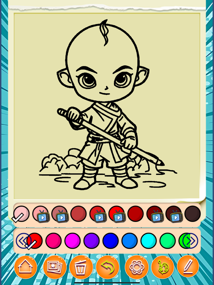 Draw and Color Demon Slayer