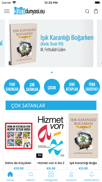 kitapdunyasi.eu Screenshot