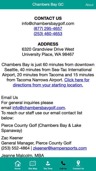 Chambers Bay Golf Course Screenshot